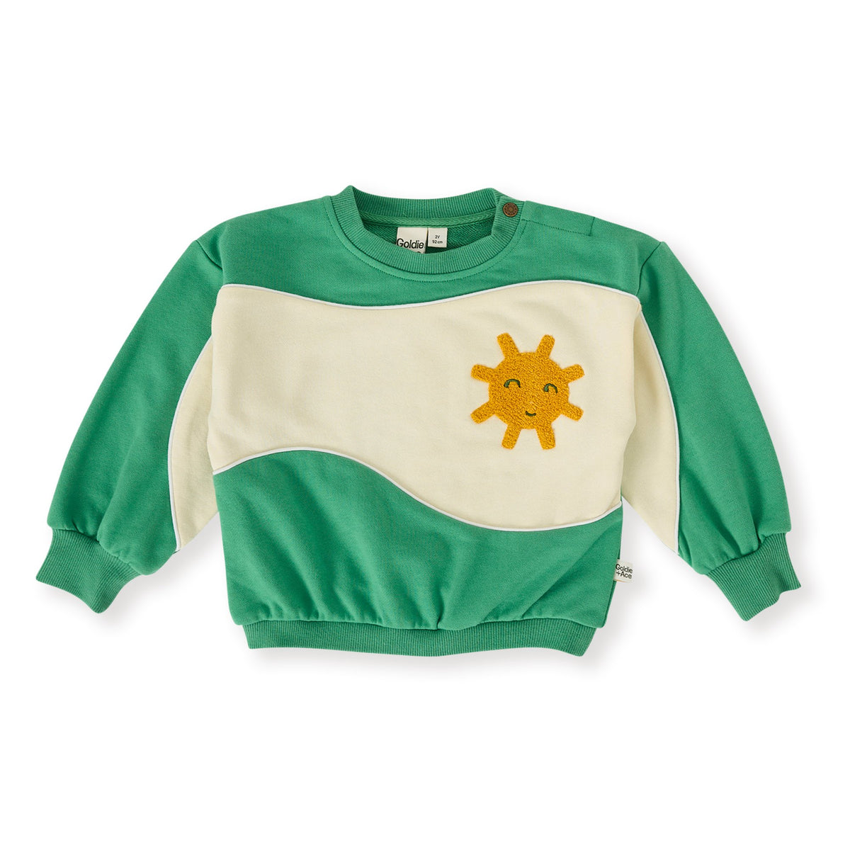 Sunshine Piped Panel Sweatshirt