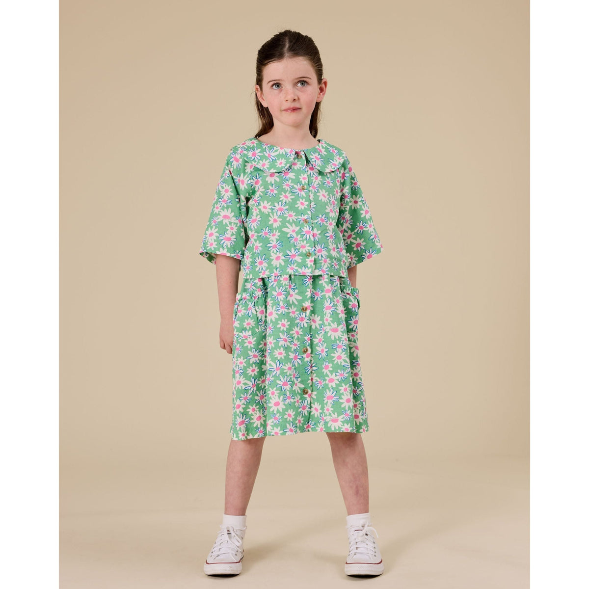 Daisy Patch Presley Pocket Skirt