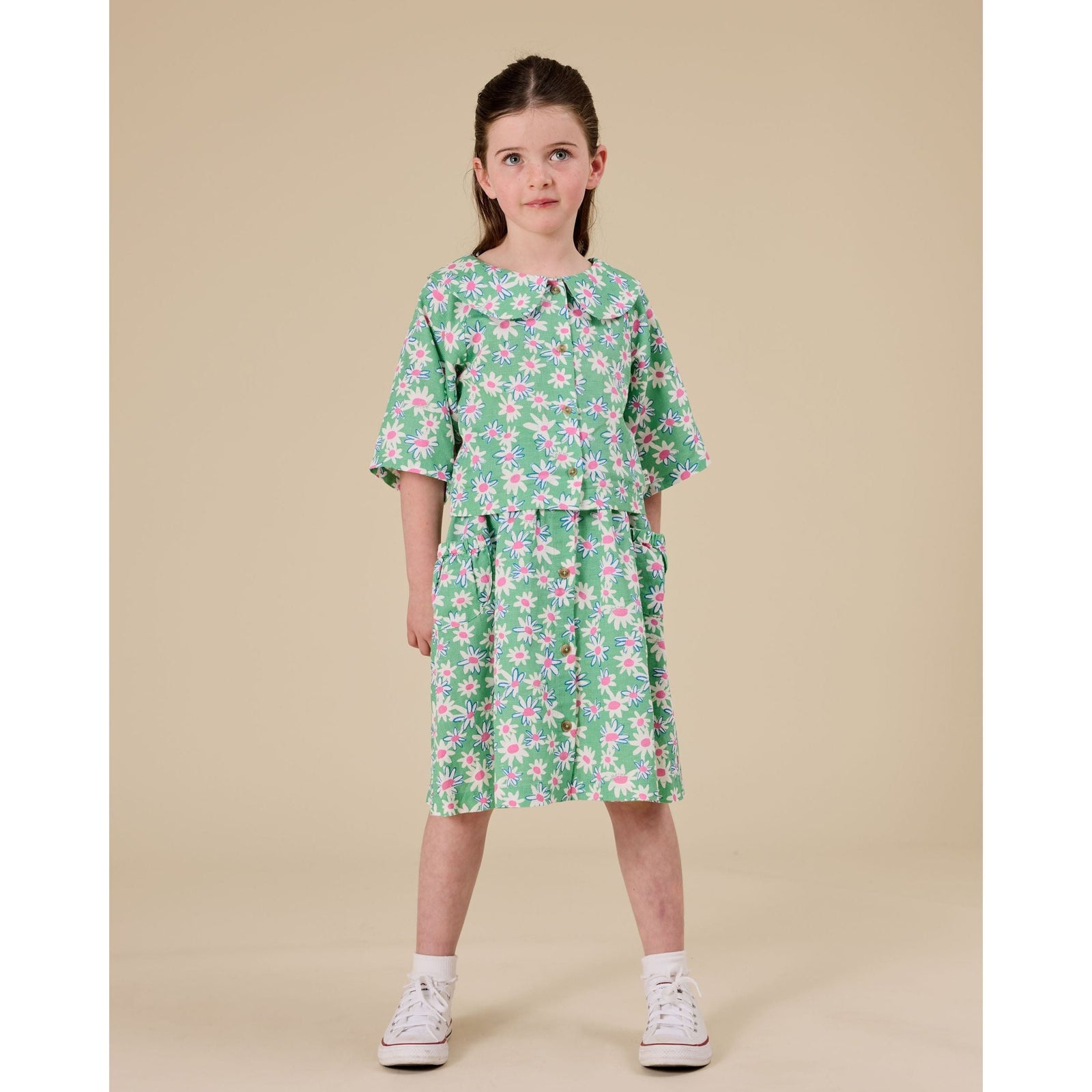Daisy Patch Presley Pocket Skirt