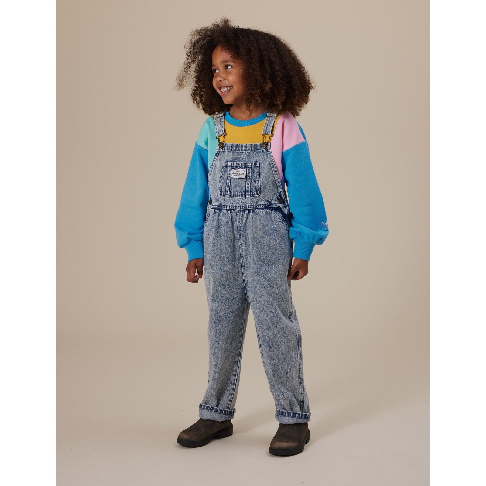 Austin Vintage Washed Denim Overalls