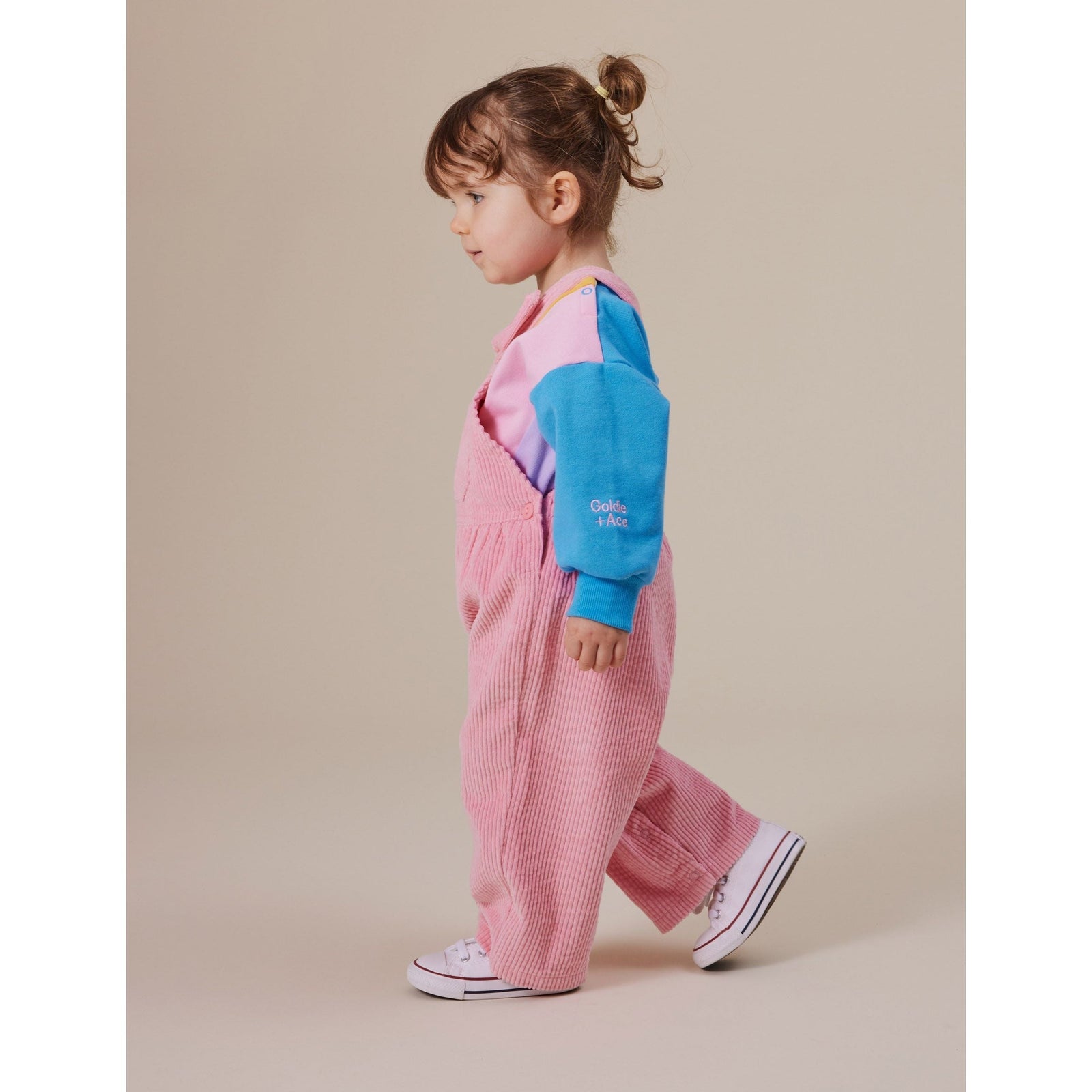 Sammy Corduroy Overalls Sweet Pea