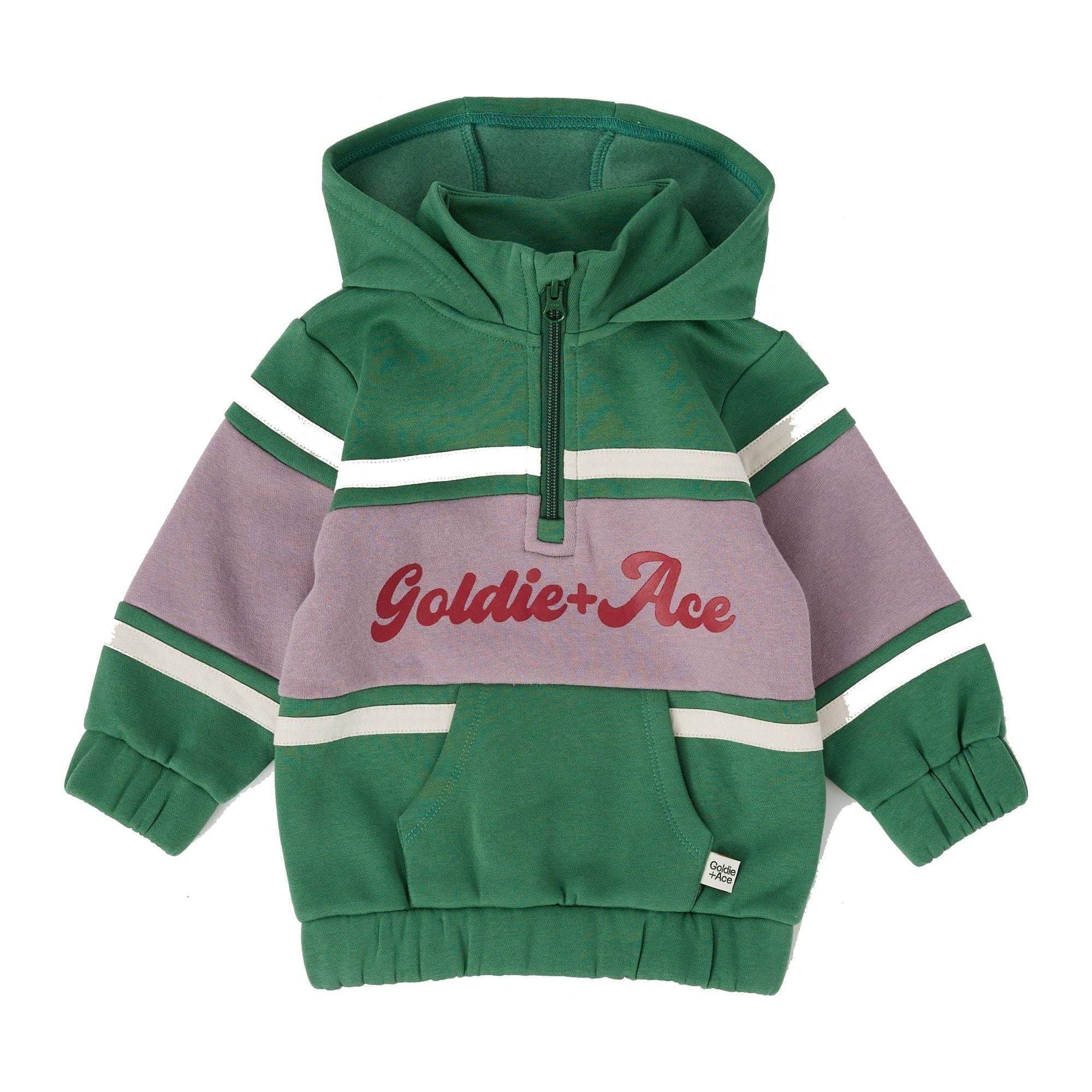 Goldie & Ace Hooded Panel Sweater