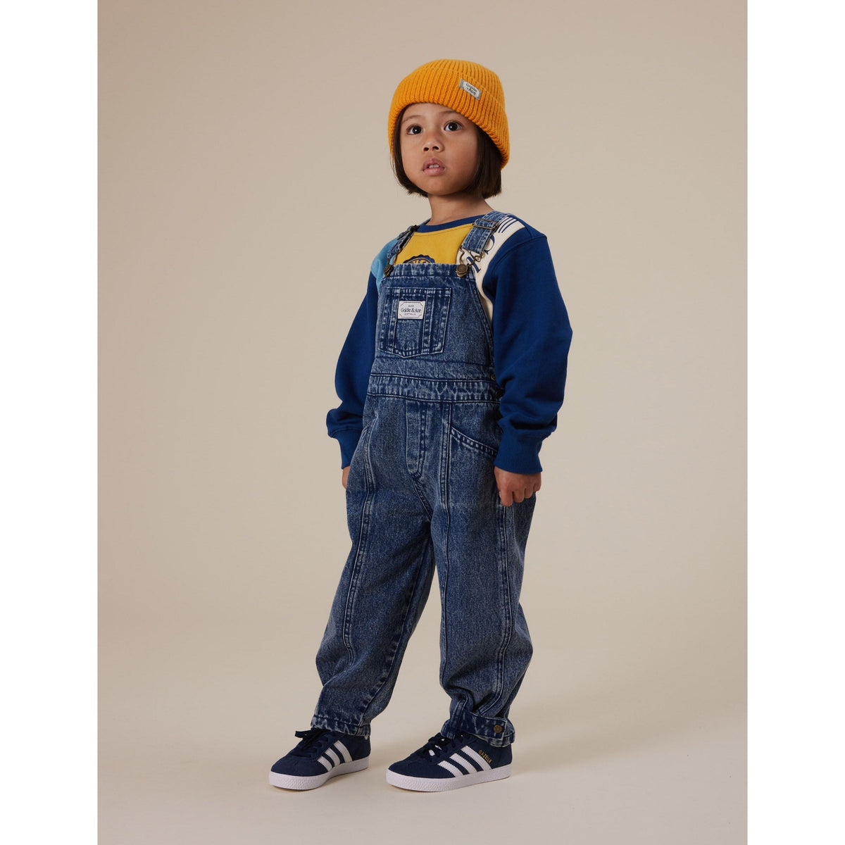 Blake Vintage Washed Denim Overalls