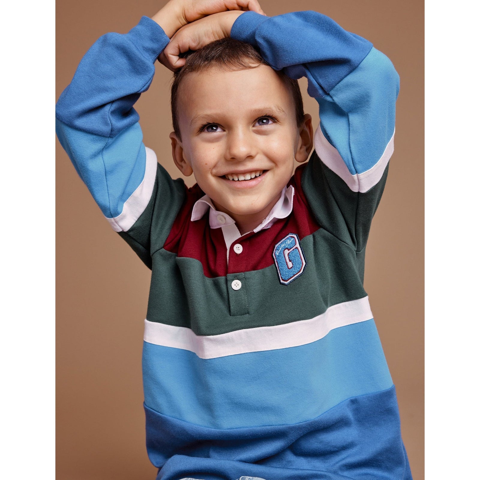 Archie Embroidered Rugby Top