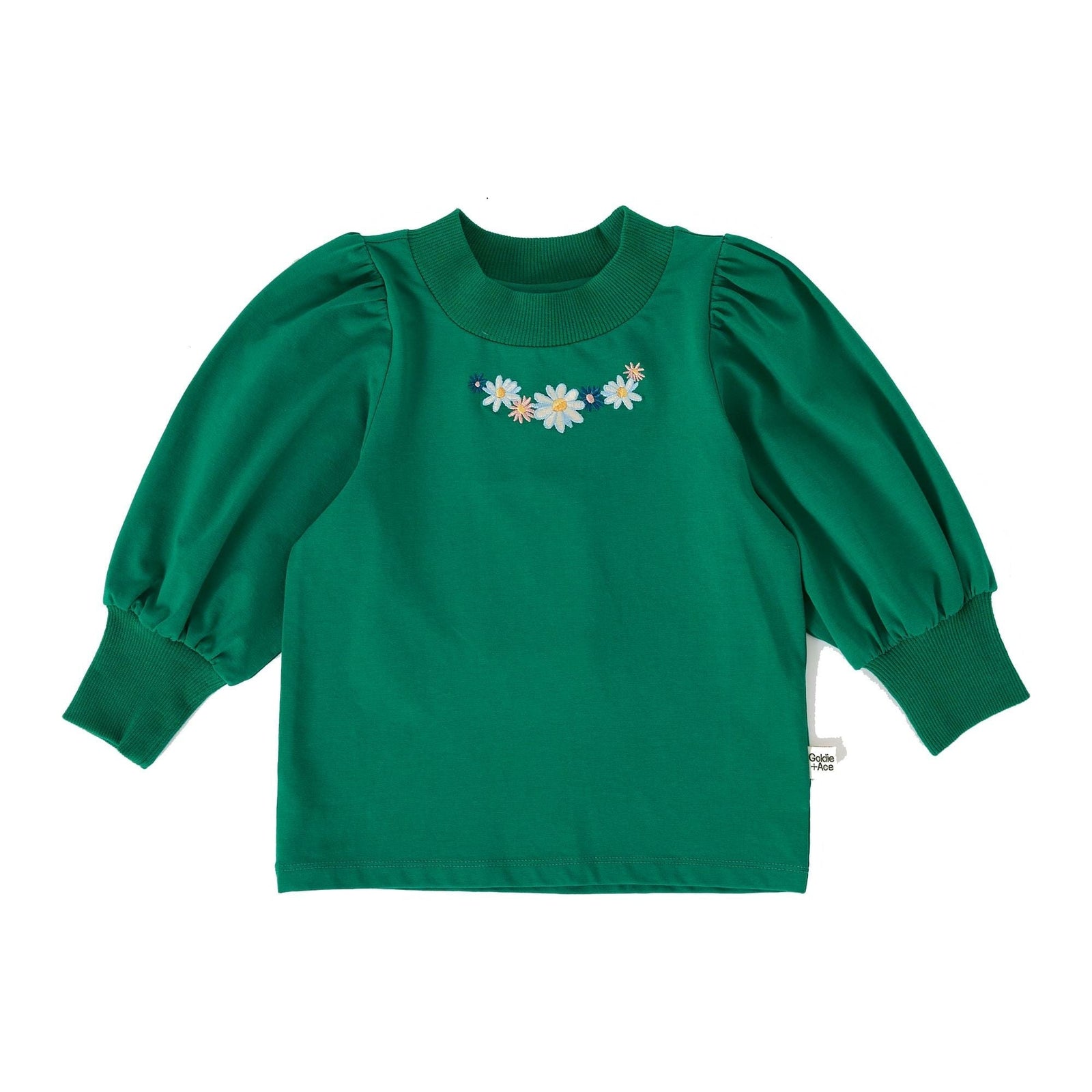 Eden Embroidered Puff Sleeve Top