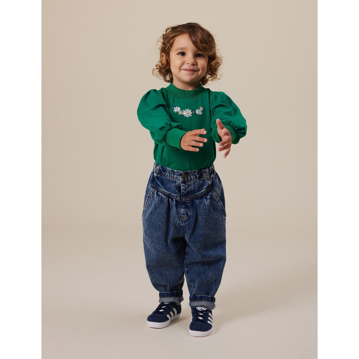 Eden Embroidered Puff Sleeve Top