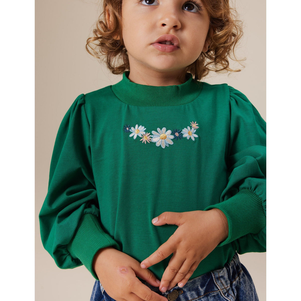 Eden Embroidered Puff Sleeve Top