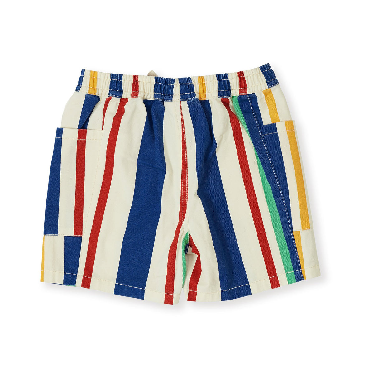 90'S Bold Stripe Noah Denim Pocket Shorts