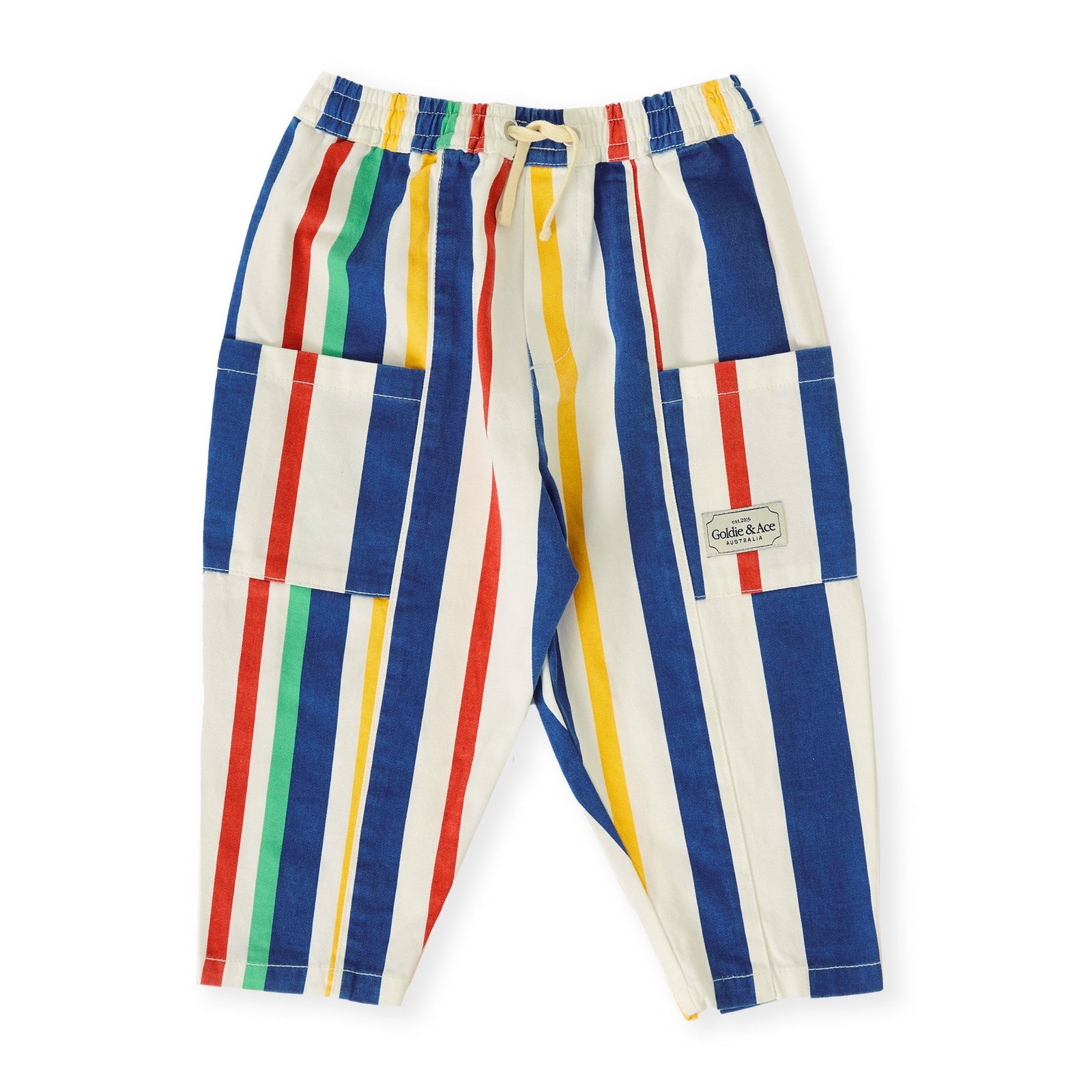 90'S Bold Stripe Kit Denim Pocket Pant