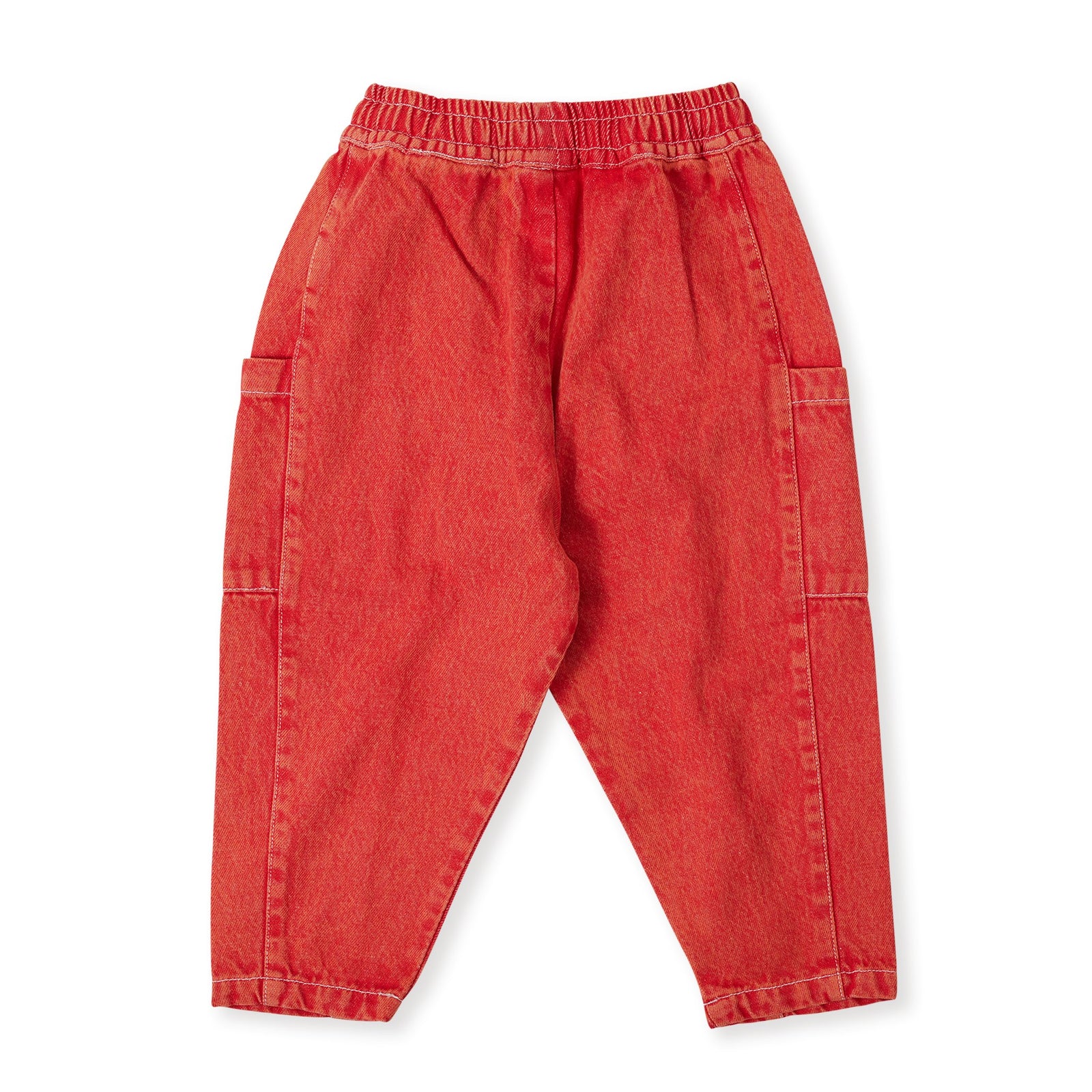 Kit Denim Pocket Pant - Apple Red