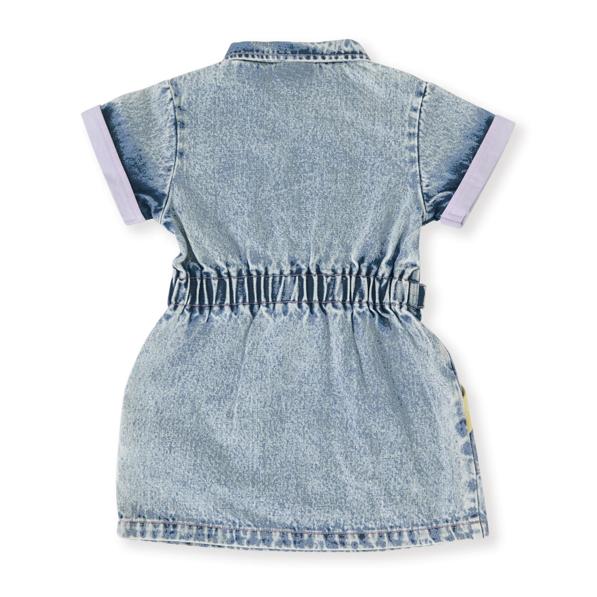 Pastel Pop Piper Denim Belted Dress