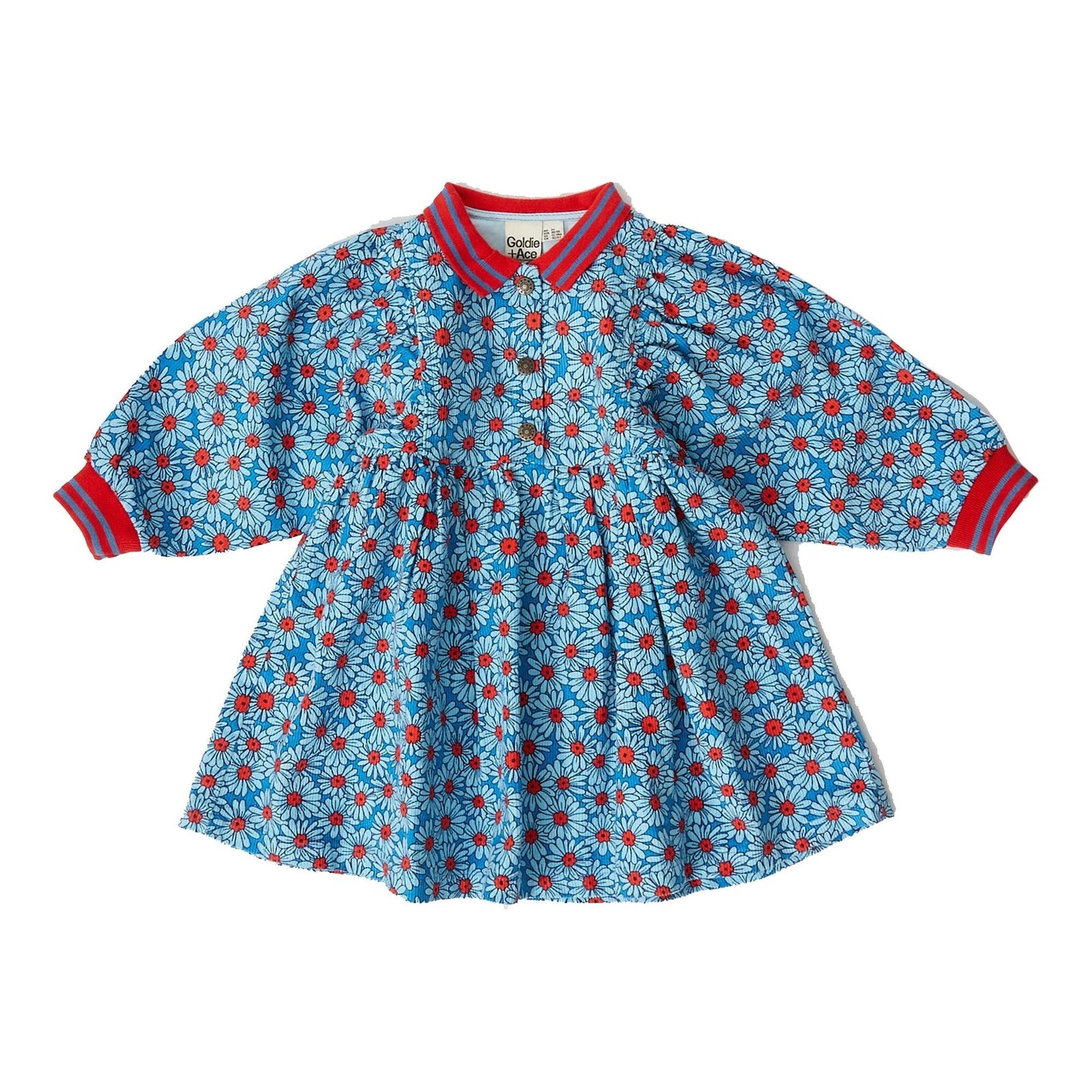 Dixie Daisy Relaxed Corduroy Shirt Dress