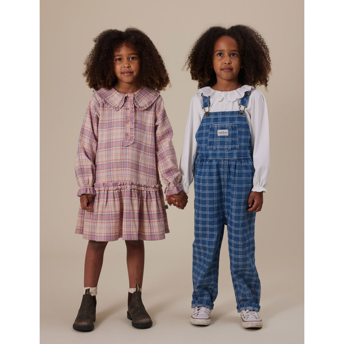 Diana Collared Check Dress