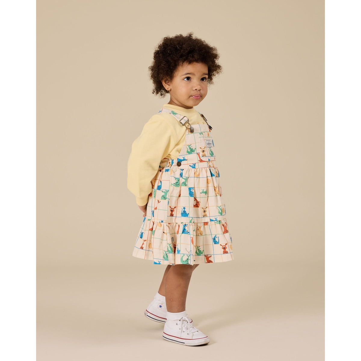 Hopscotch Tully Tiered Pinafore Dress