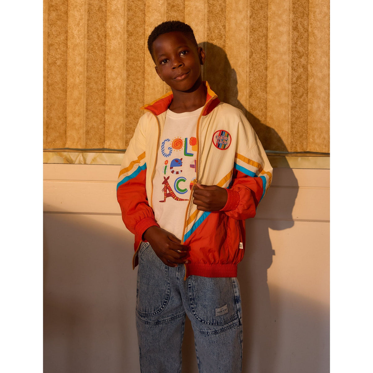 Retro Lightweight Spray Jacket Red