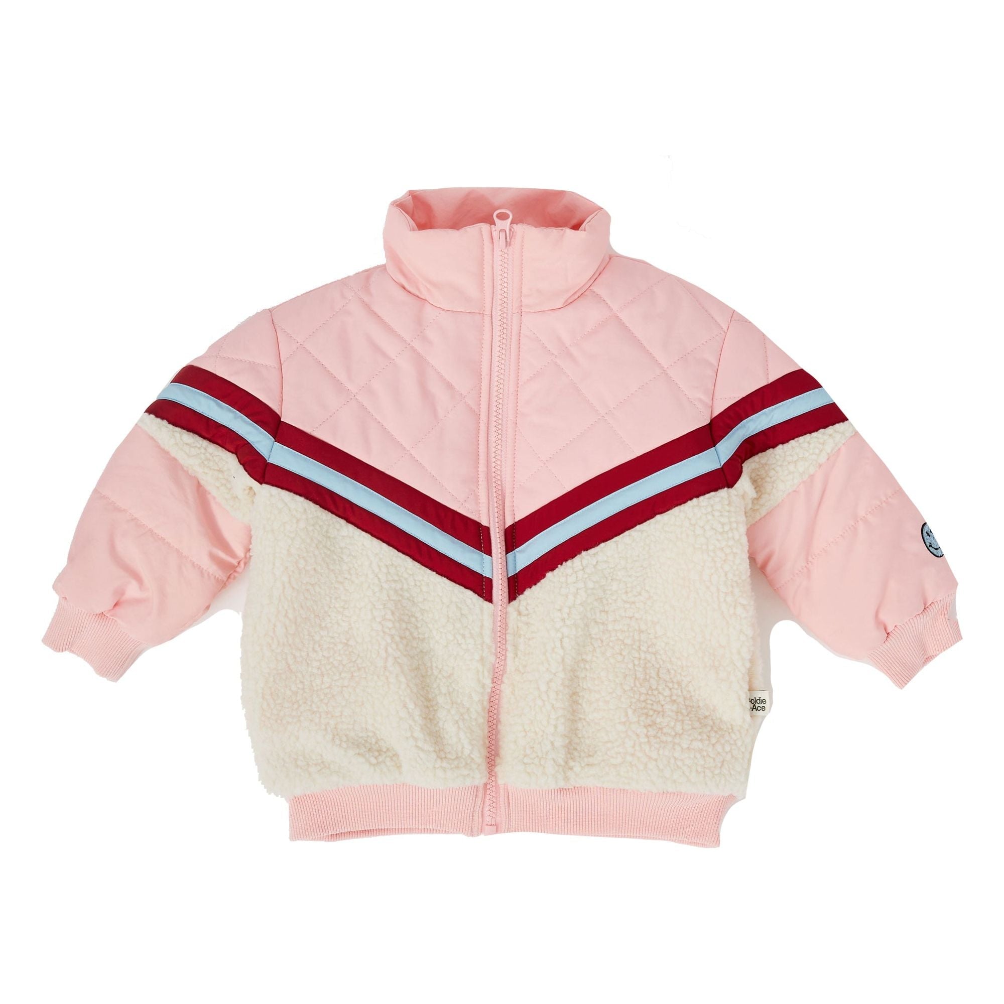 Kobe Shearling Jacket - Tulip Pink