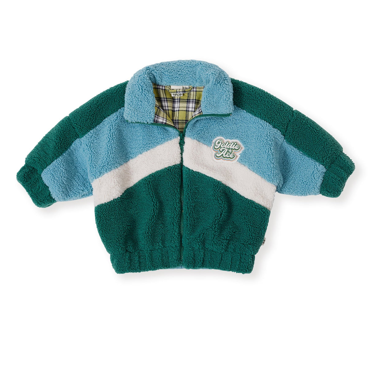Frankie Sherpa Jacket Teal