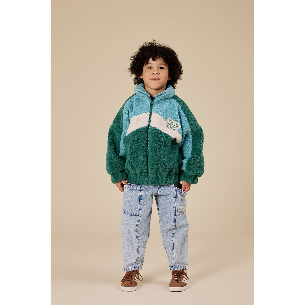 Frankie Sherpa Jacket Teal