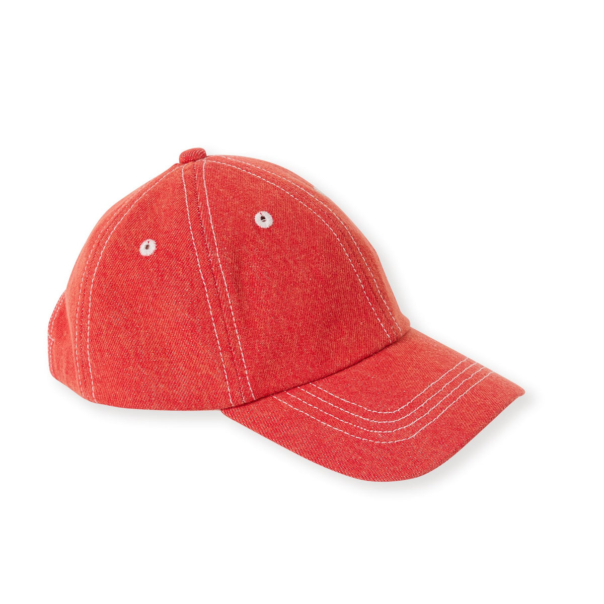 Tate Embroidered Denim Cap