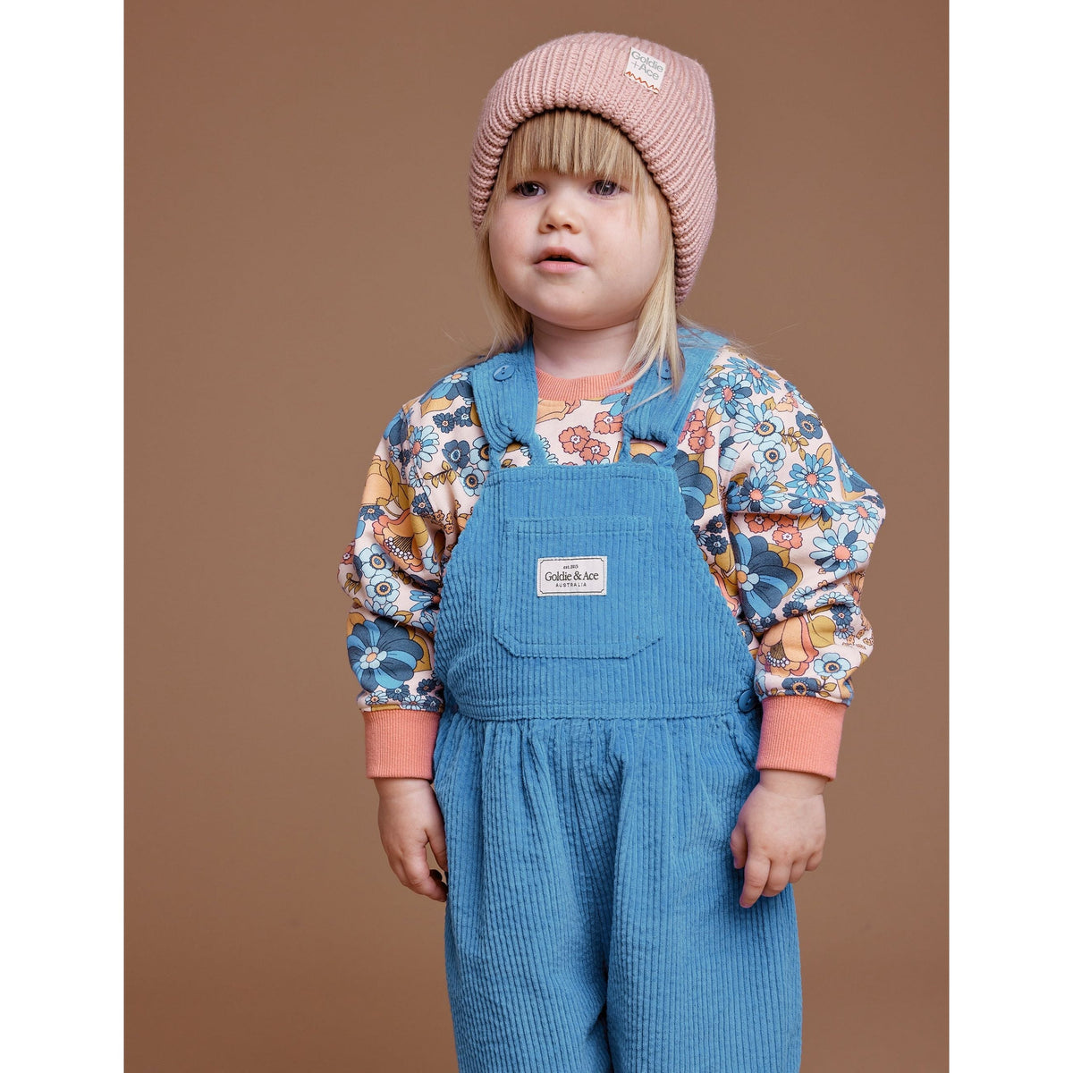 Sammy Corduroy Overalls - Lake