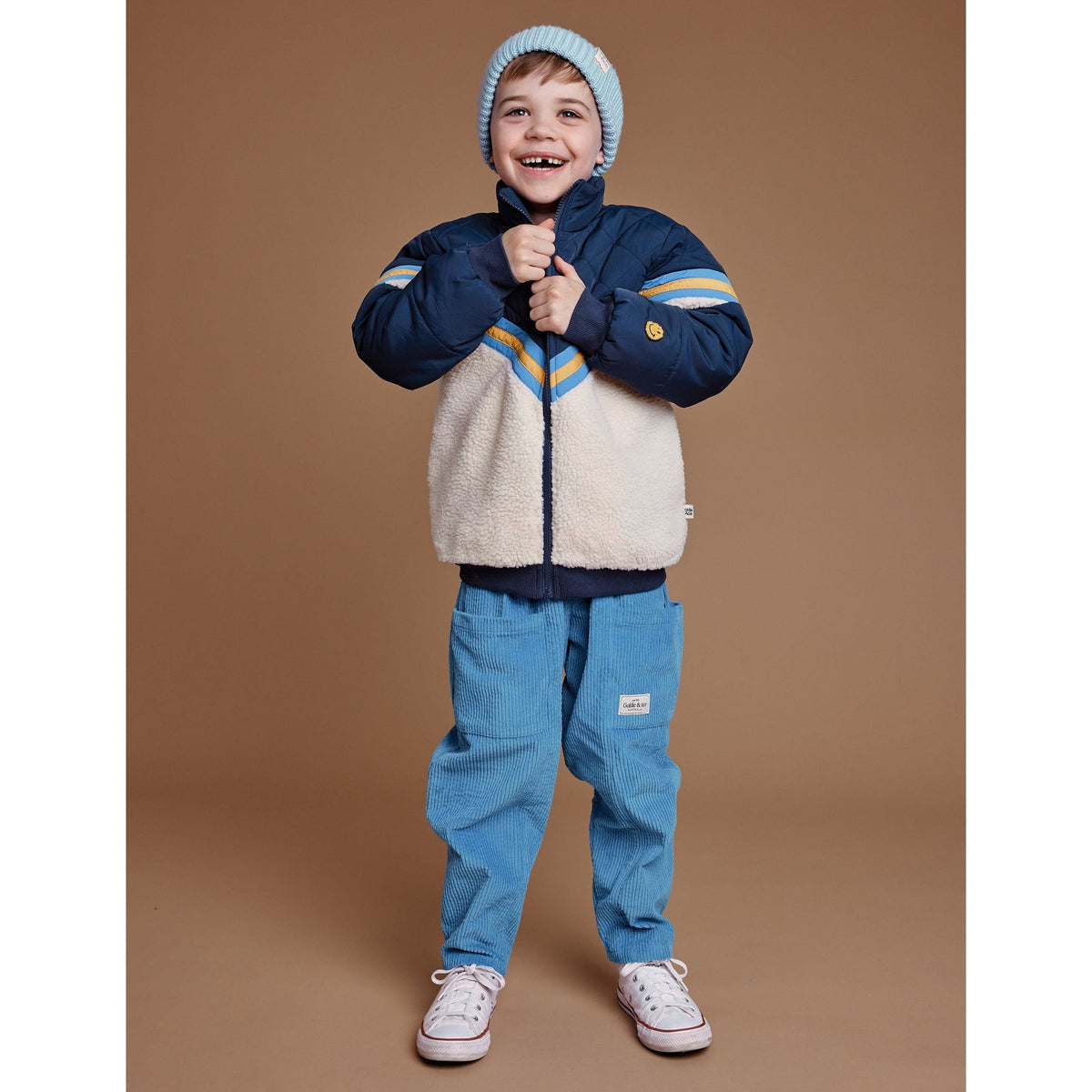 Kobe Shearling Jacket - Navy
