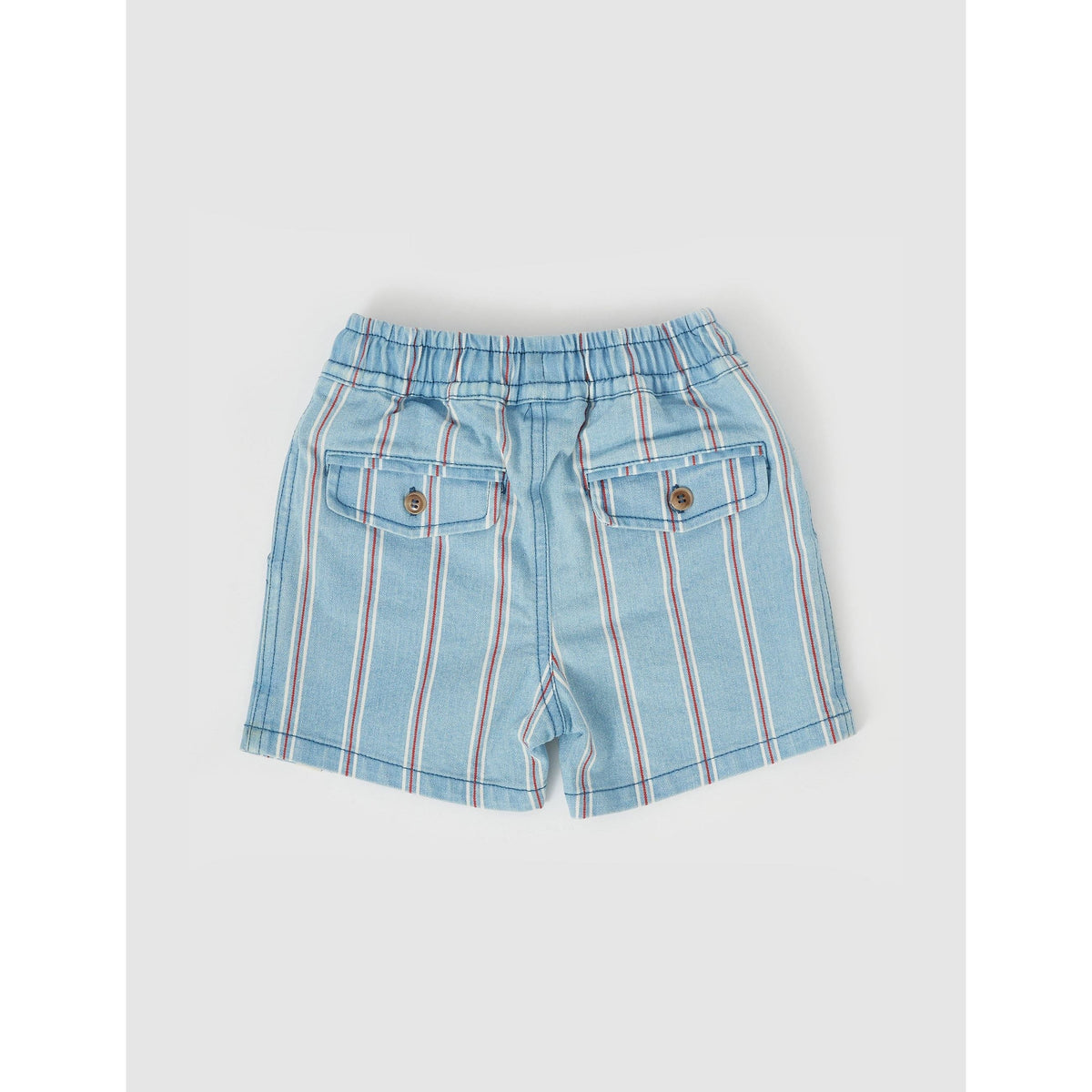 Noah Classic Stripe Denim Shorts
