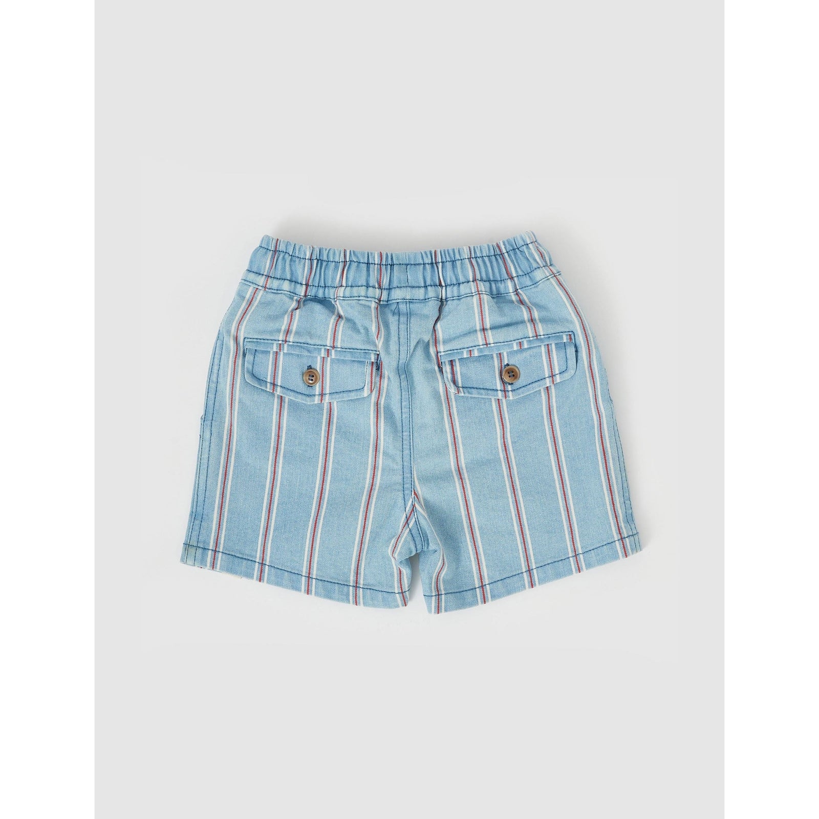 Noah Classic Stripe Denim Shorts
