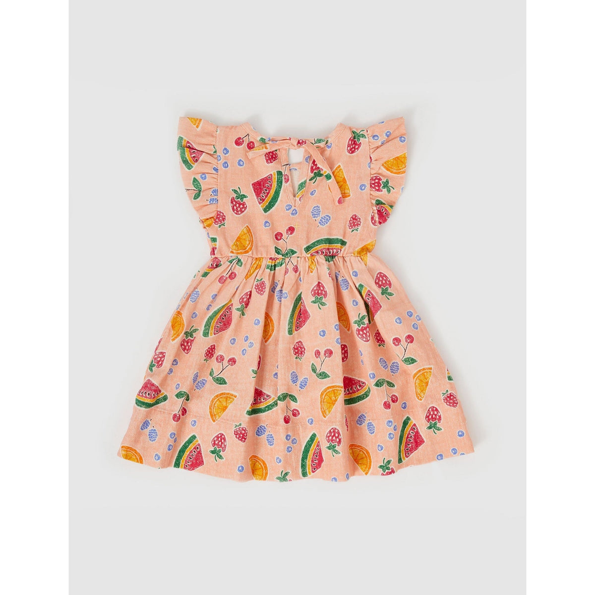 Lyla Linen Dress Fruit Salad