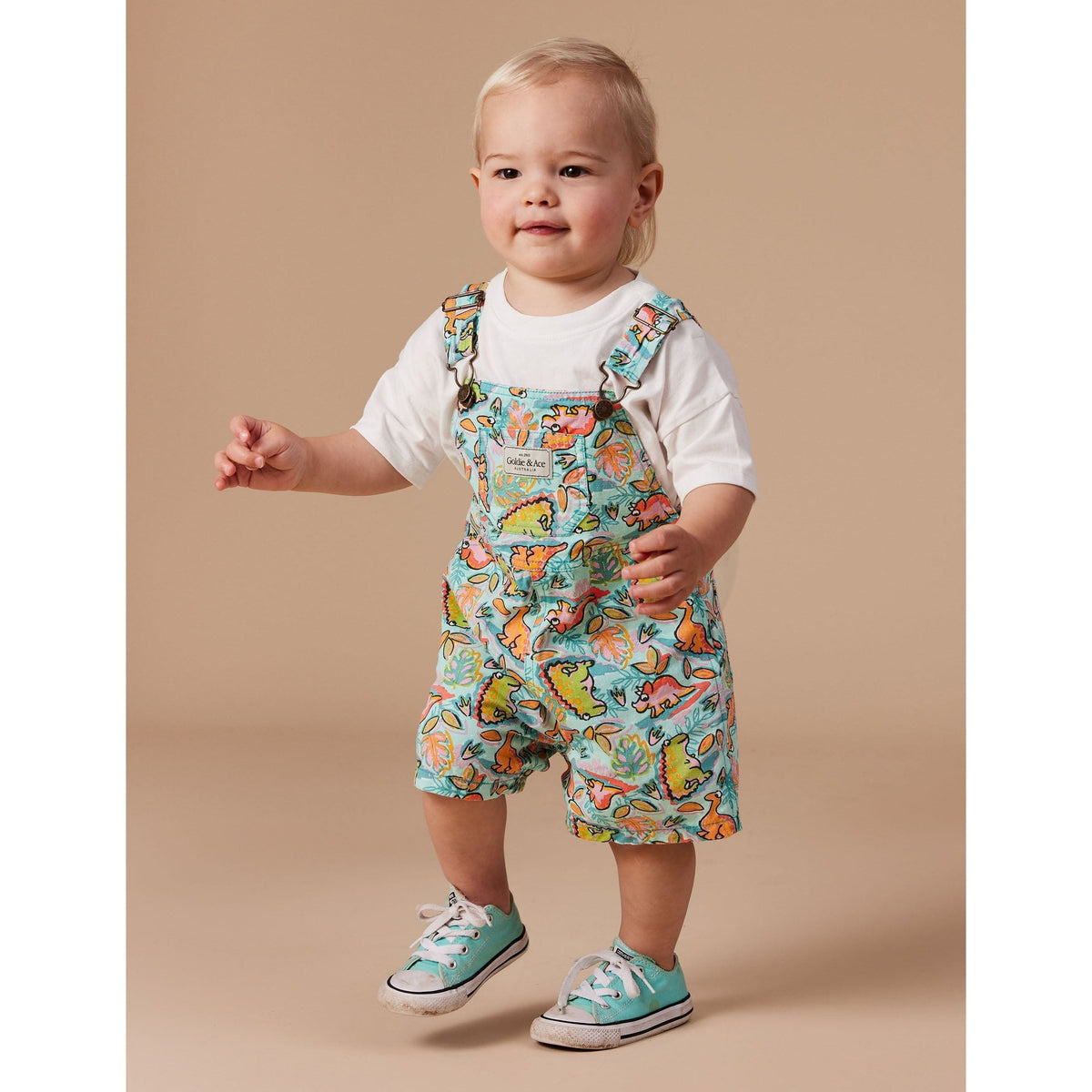 Burton Dino Jungle Denim Overalls