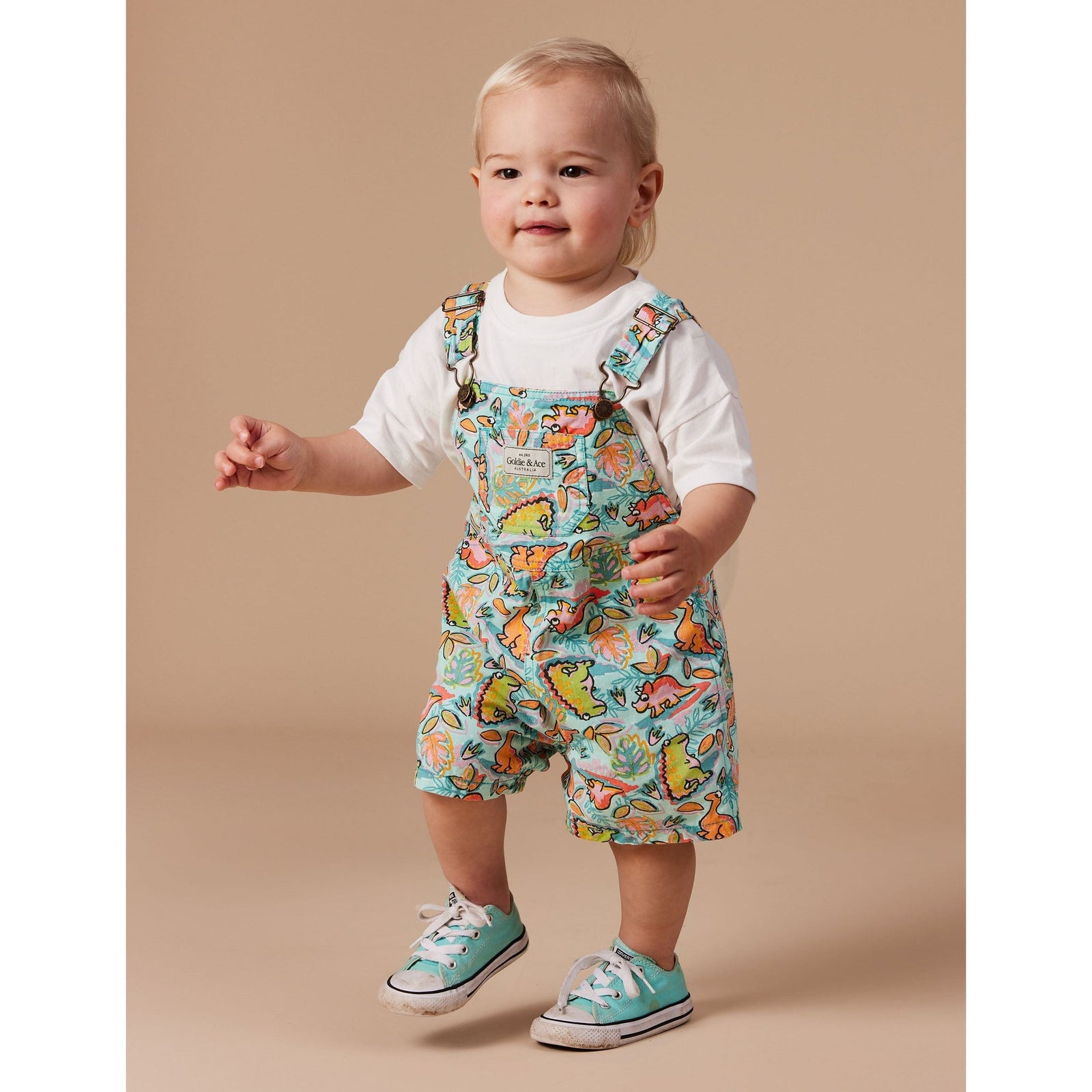 Burton Dino Jungle Denim Overalls