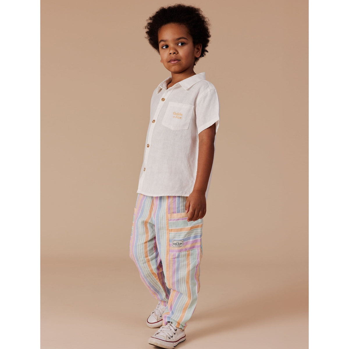Holiday Linen Shirt - Ivory