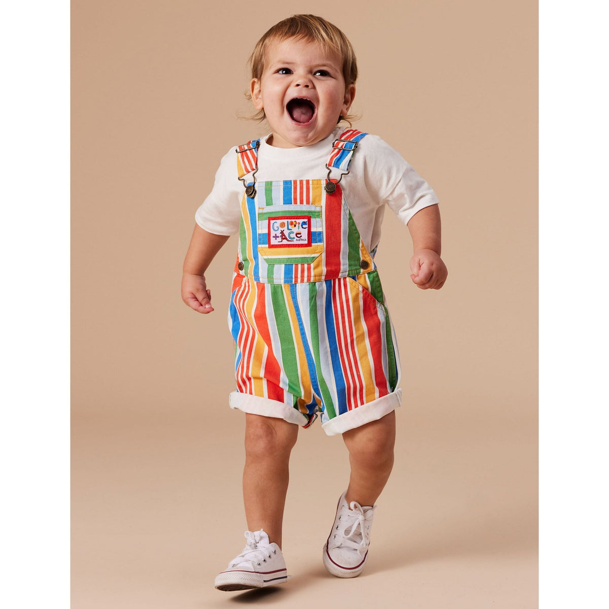 Burton Land Down Under Stripe Denim Overalls