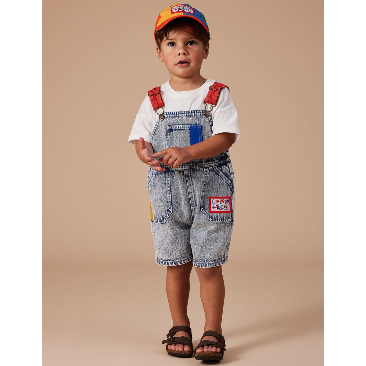Burton Colour Pop Cargo Denim Overalls