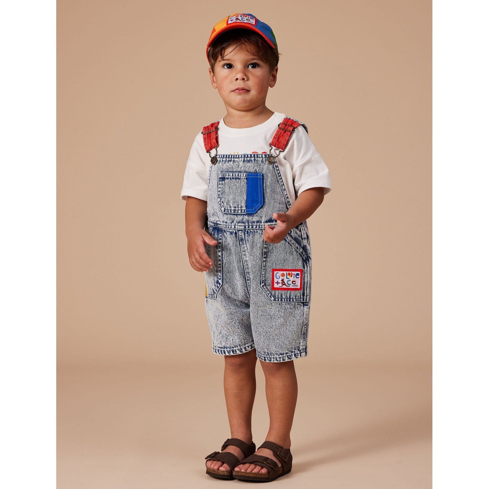 Burton Colour Pop Cargo Denim Overalls