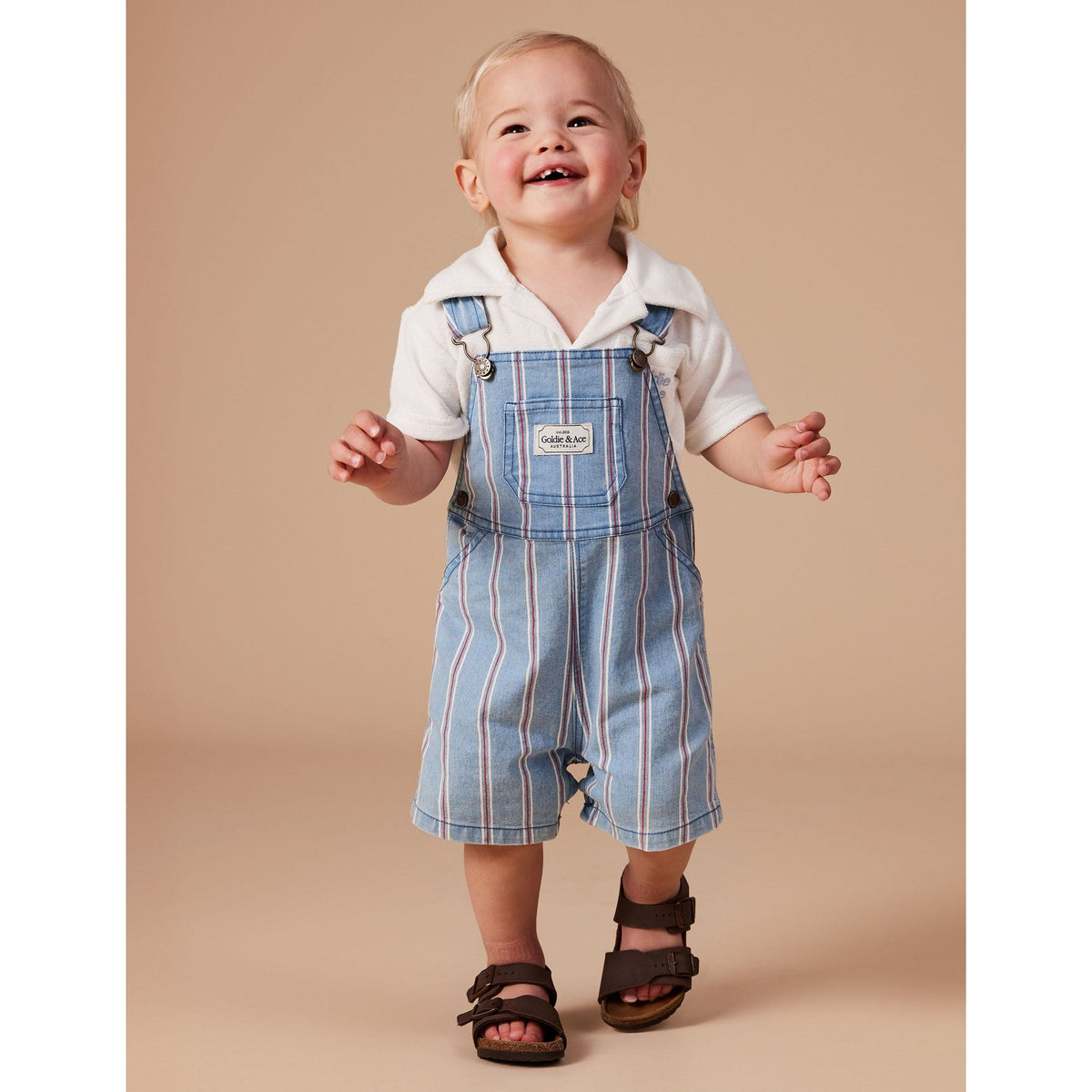 Burton Classic Stripe Denim Overalls