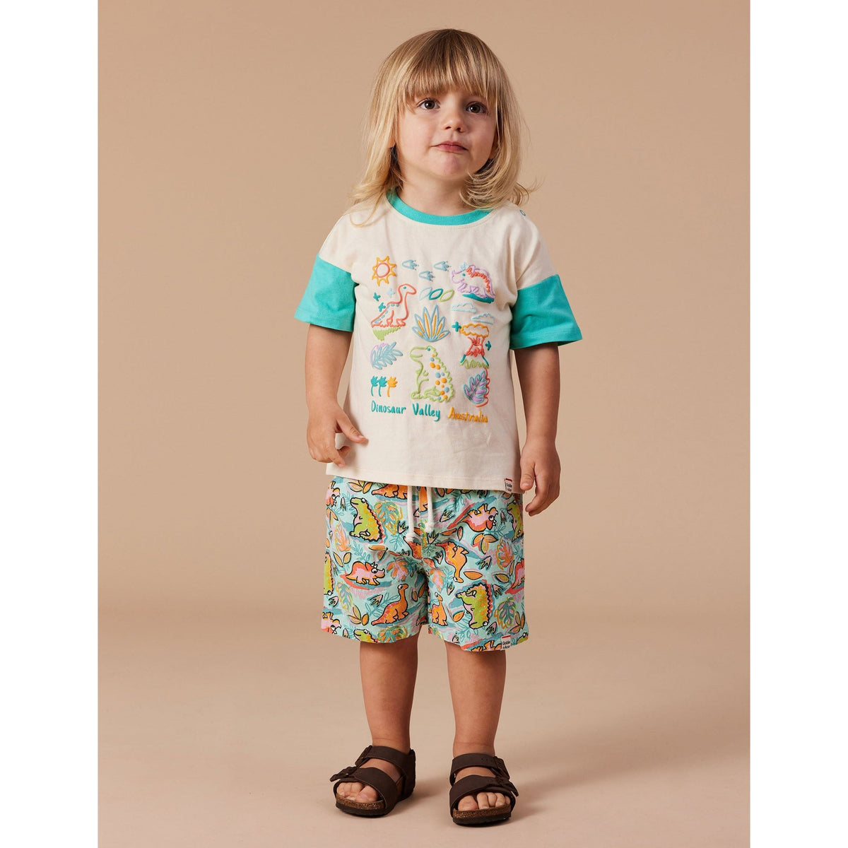 Dinosaur Valley Puff Print T-Shirt