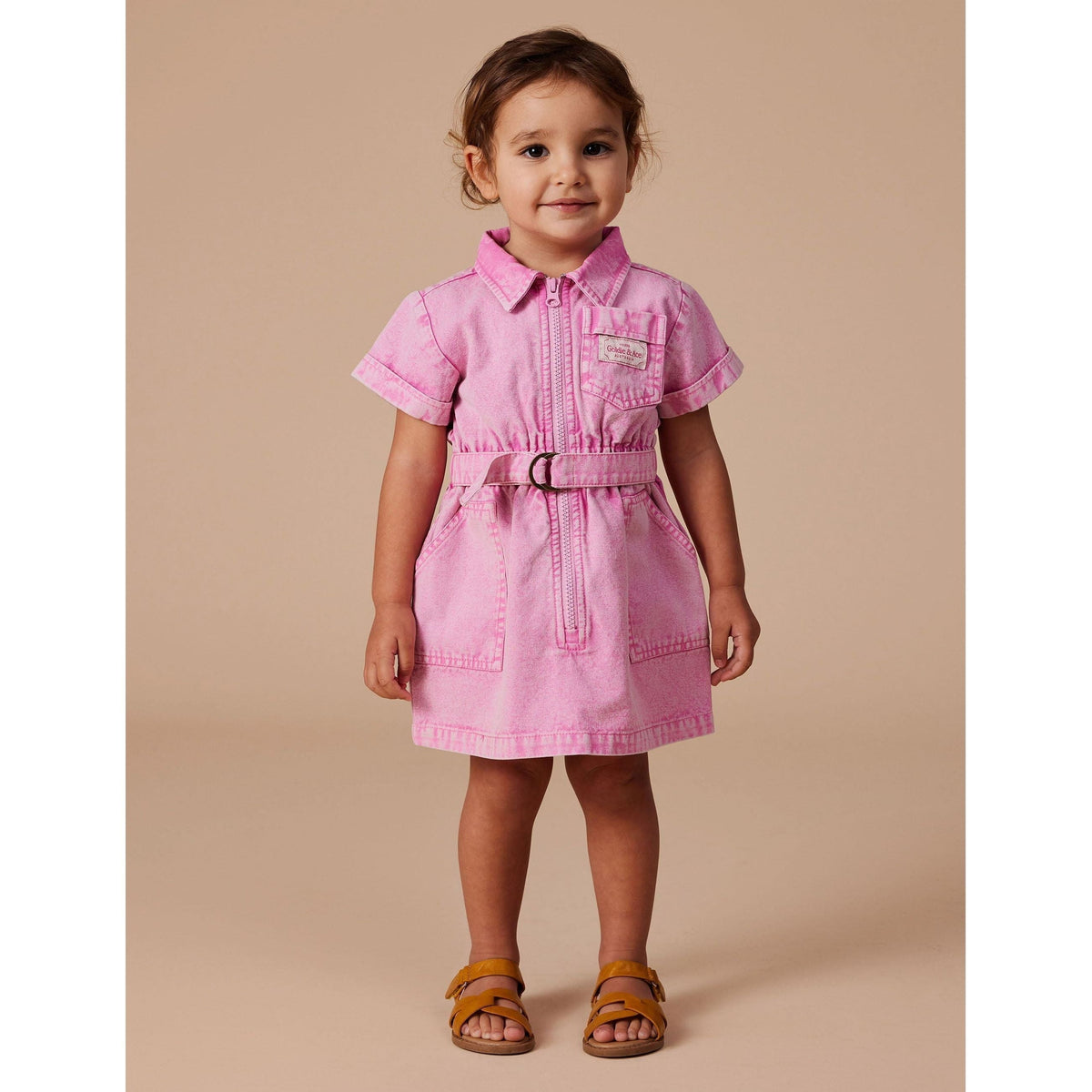 Piper Denim Belted Dress