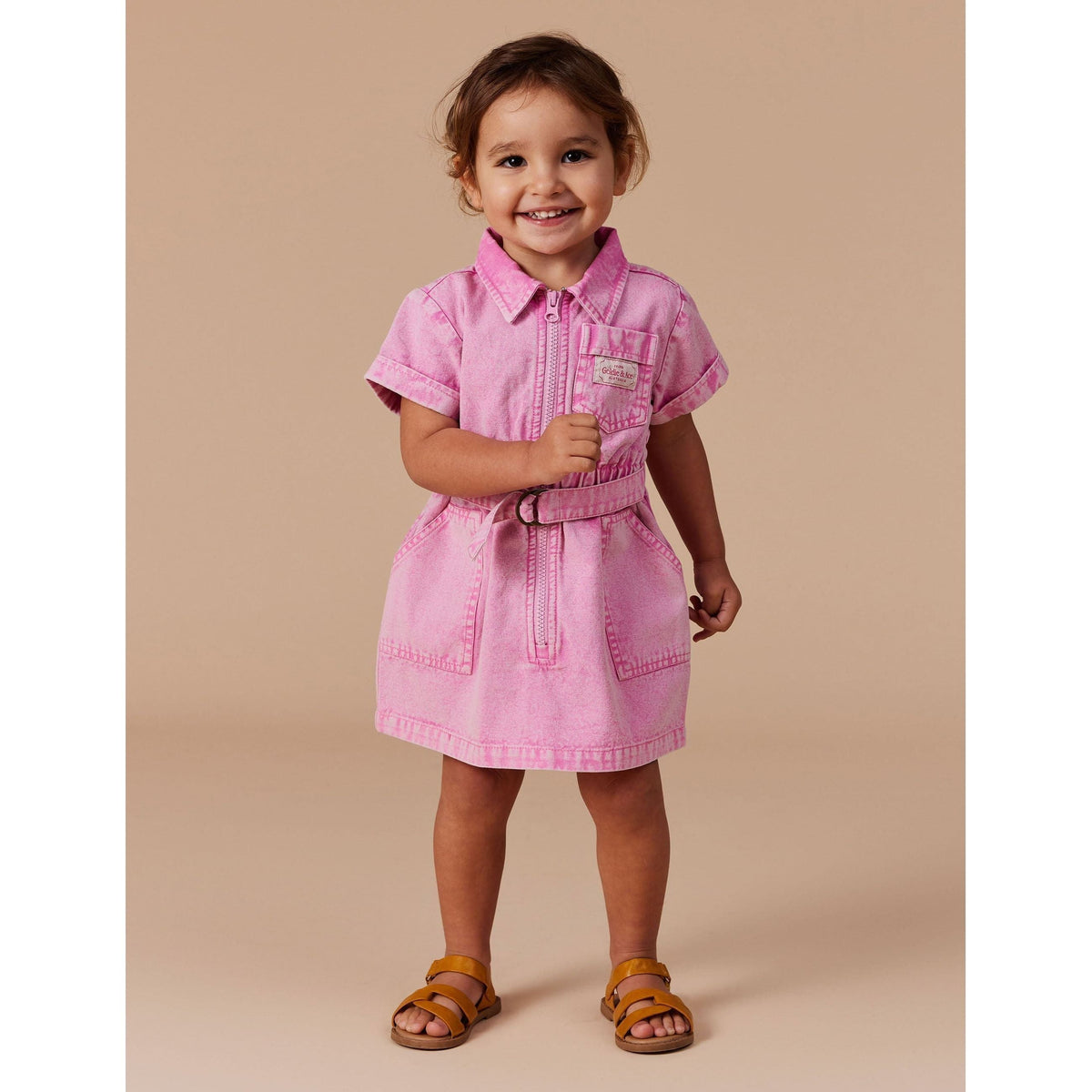 Piper Denim Belted Dress