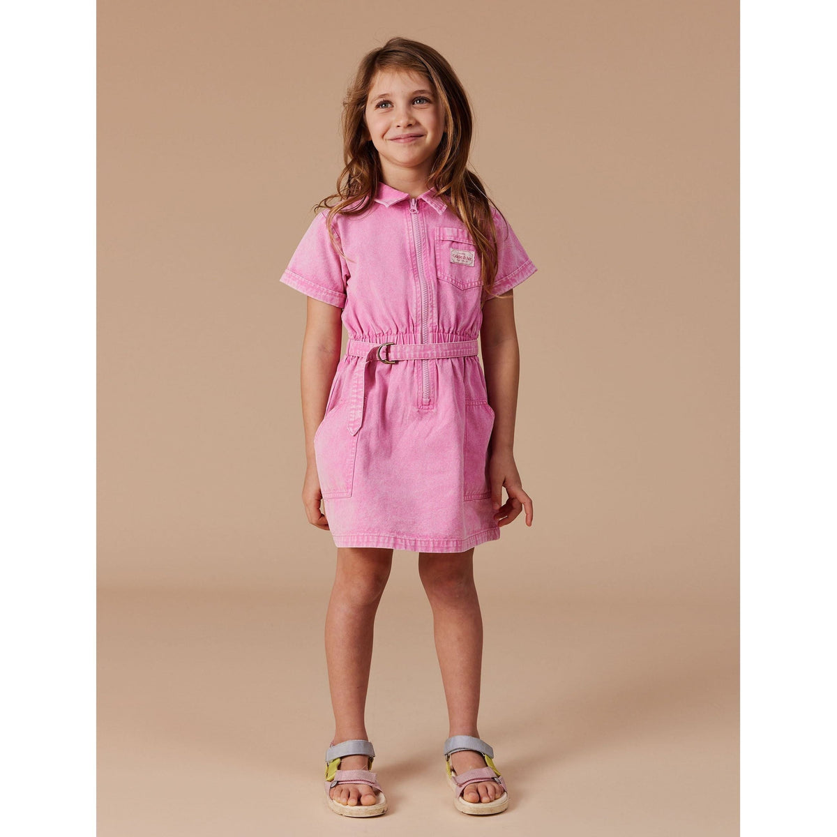 Piper Denim Belted Dress