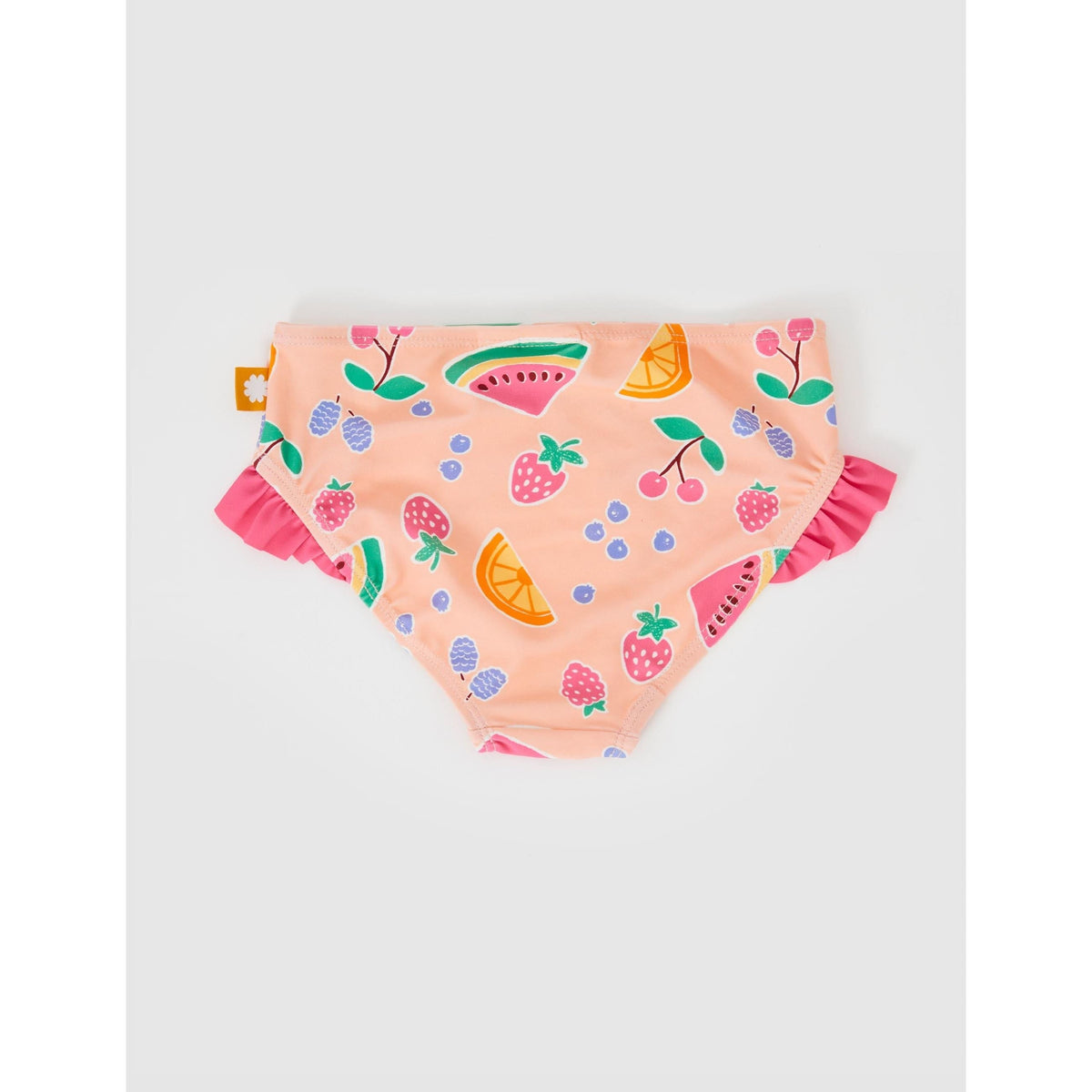 Fruit Salad Frill Leg Bikini Bottom