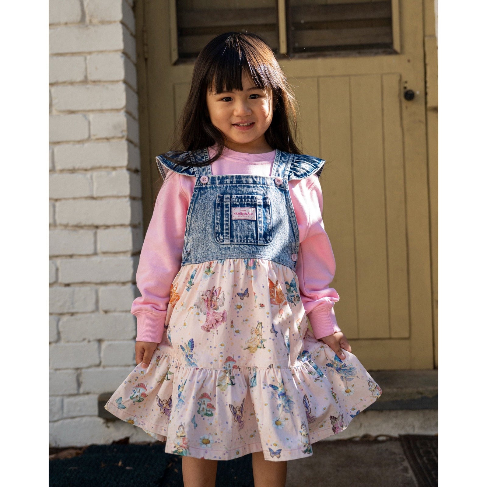 Shirley Barber Fairy Meadow Denim Dress