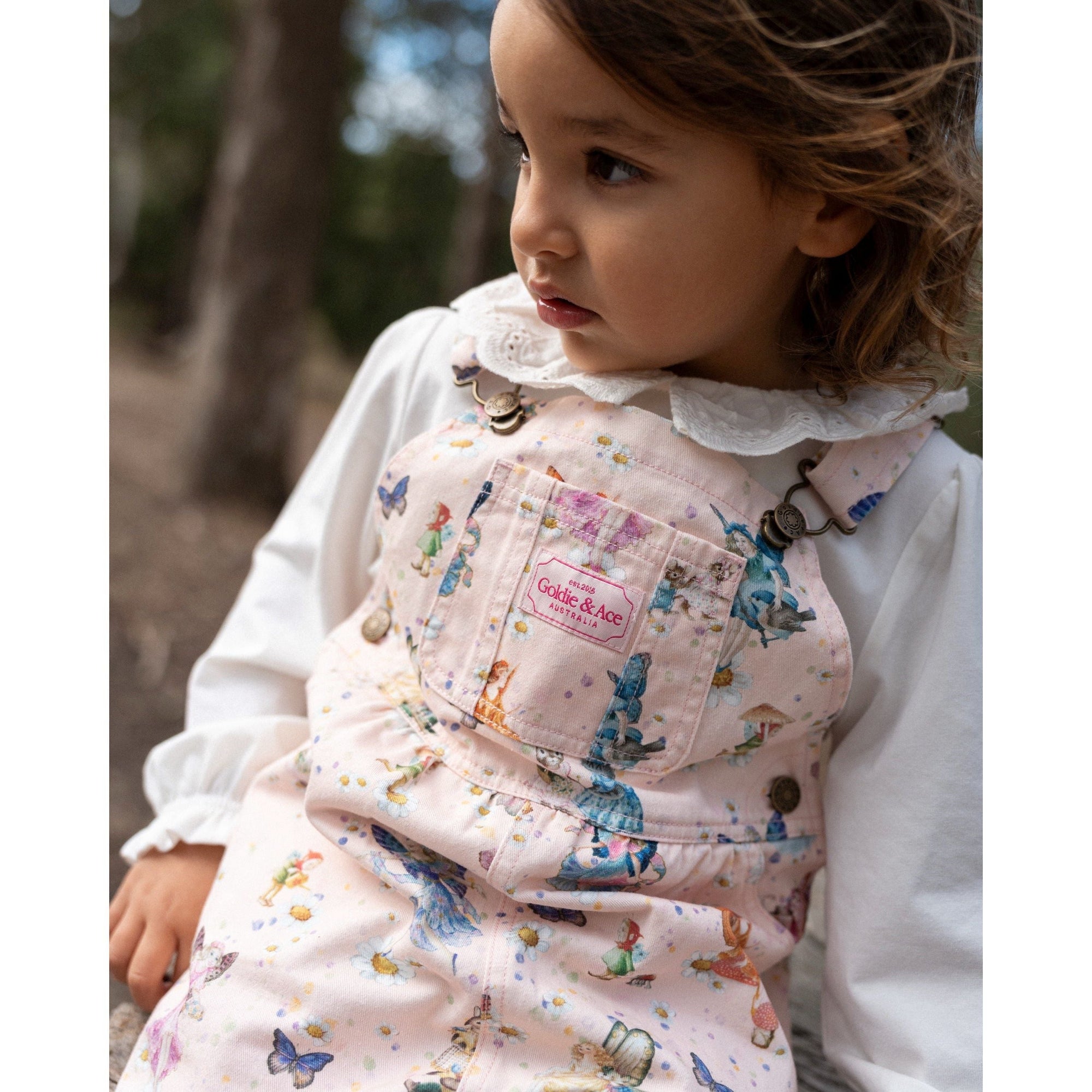 Shirley Barber Fairy Meadow Austin Overalls