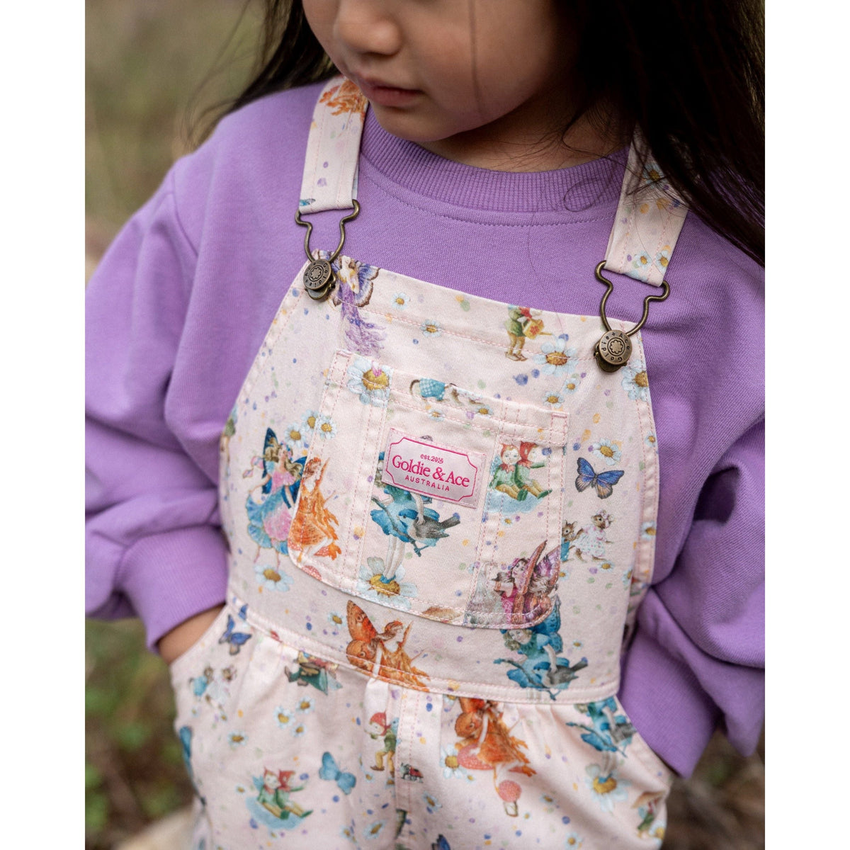Shirley Barber Fairy Meadow Austin Overalls
