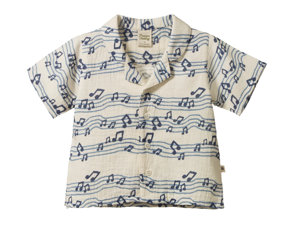 Guthrie Shirt Muslin - Rhythm Print