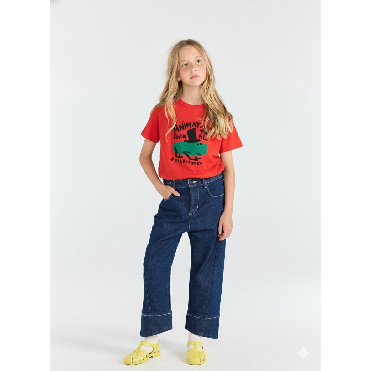 Rooster Kid T-Shirt Red