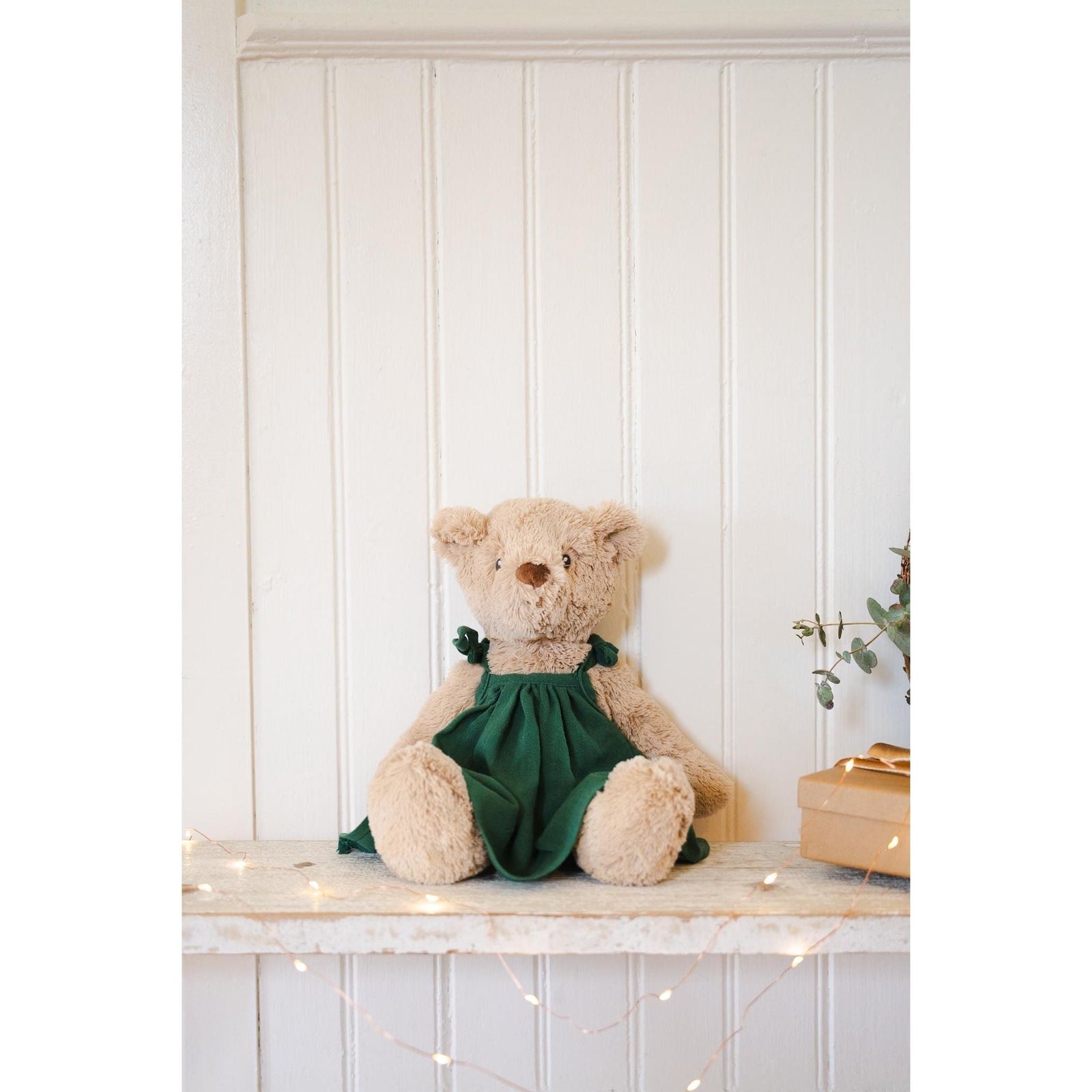 Honey Bear Dress - Green