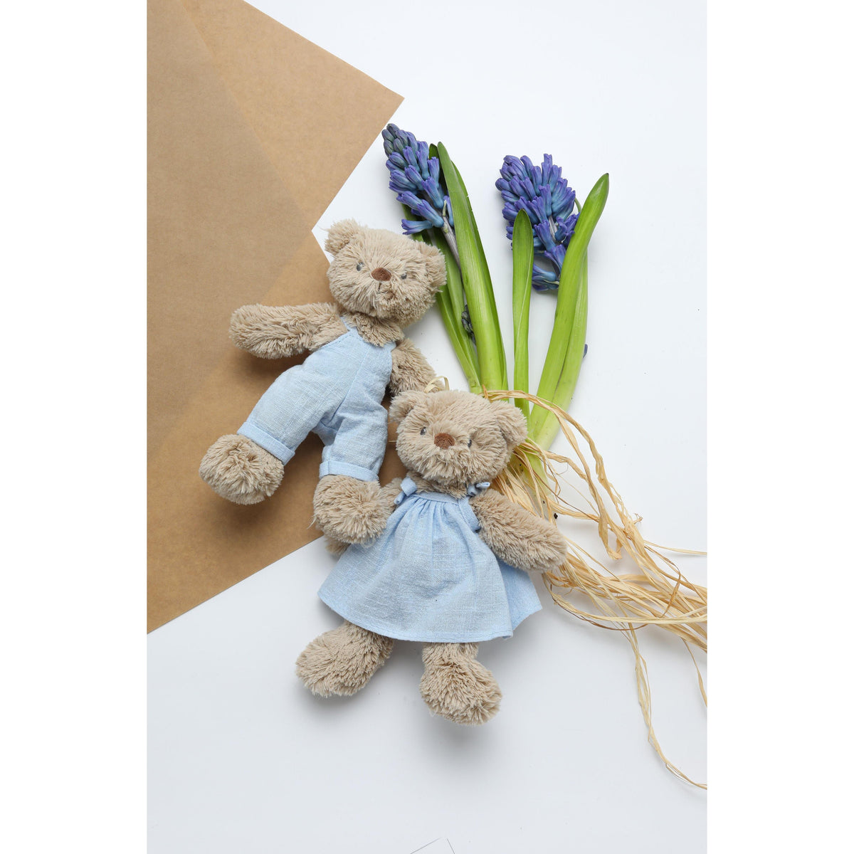 Baby Honey Bear - Dress Baby Blue