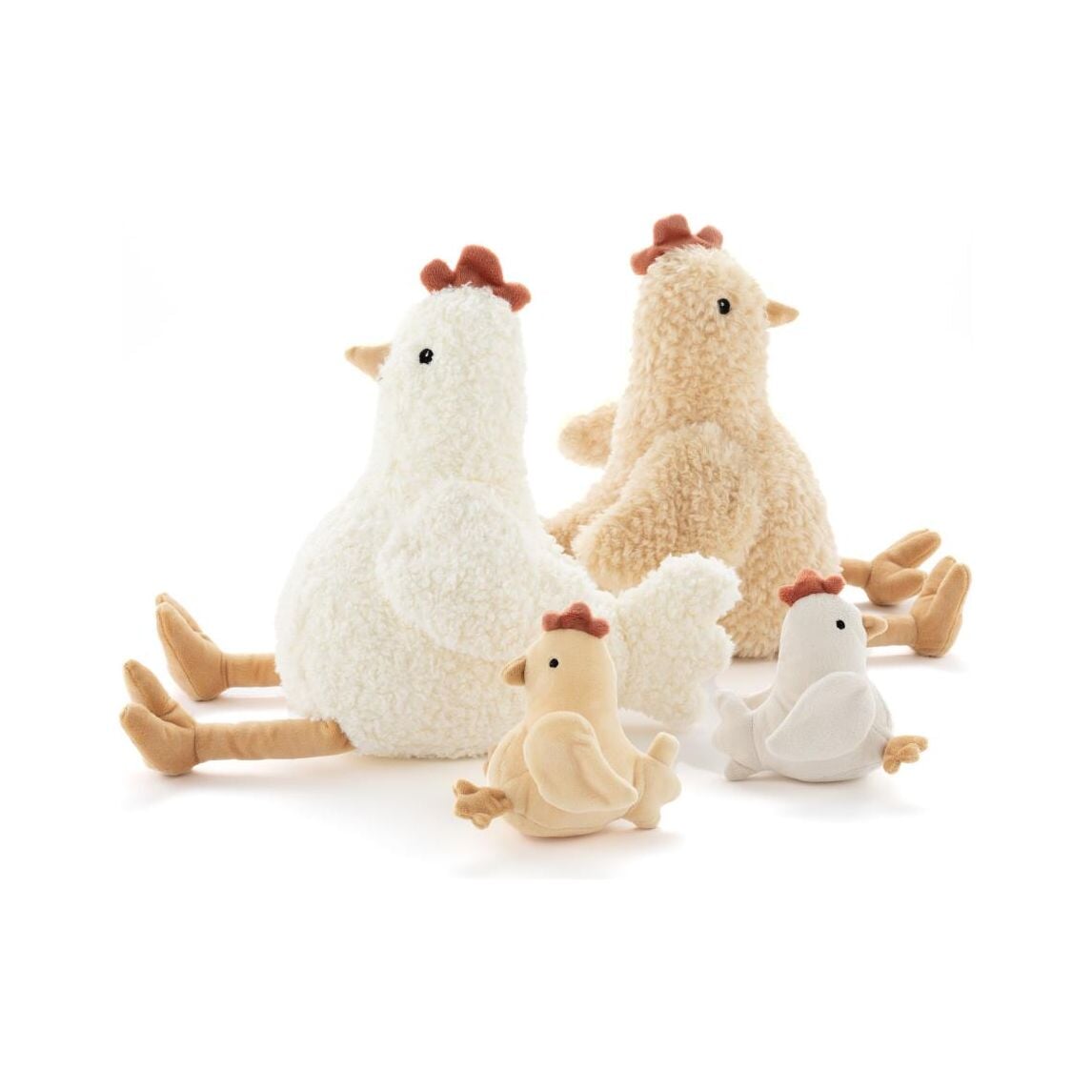 Henrietta the Hen Rattle - Cream