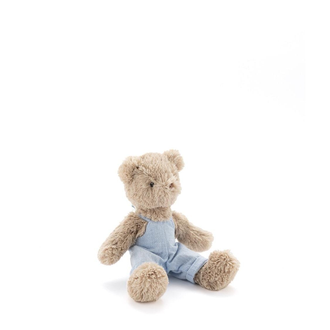 Baby Honey Bear - Overalls Baby Blue