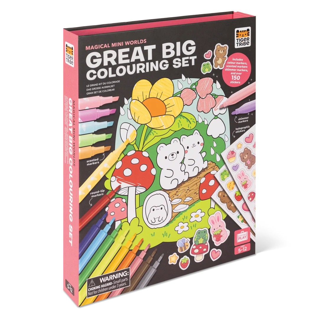 Great Big Colouring Set - Magical Mini Worlds